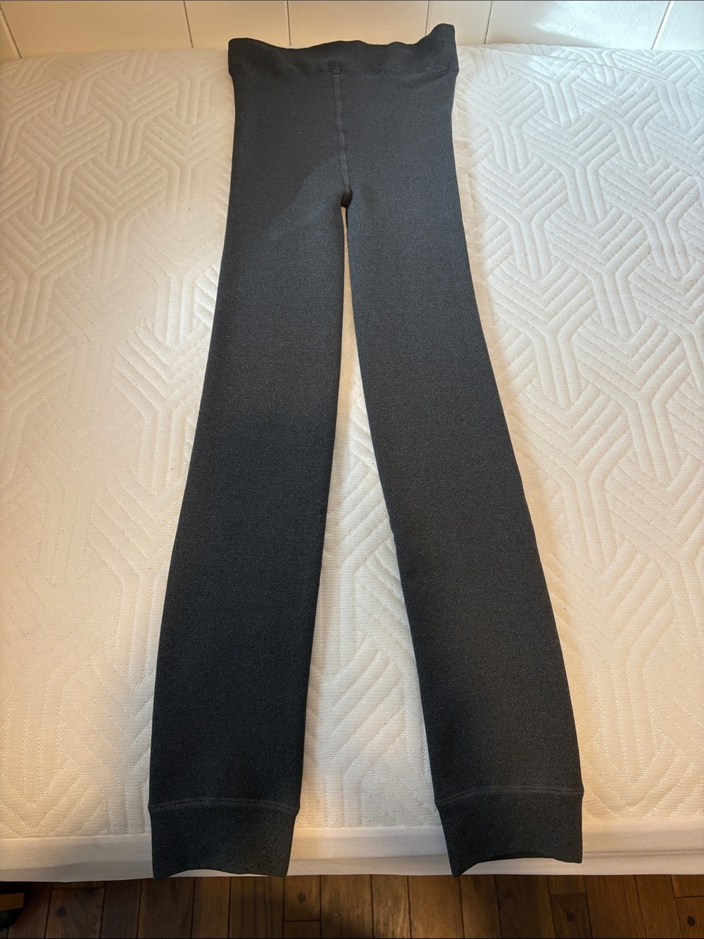 Time and Tru Black Lined Leggings/ Thermal Bottoms for Women